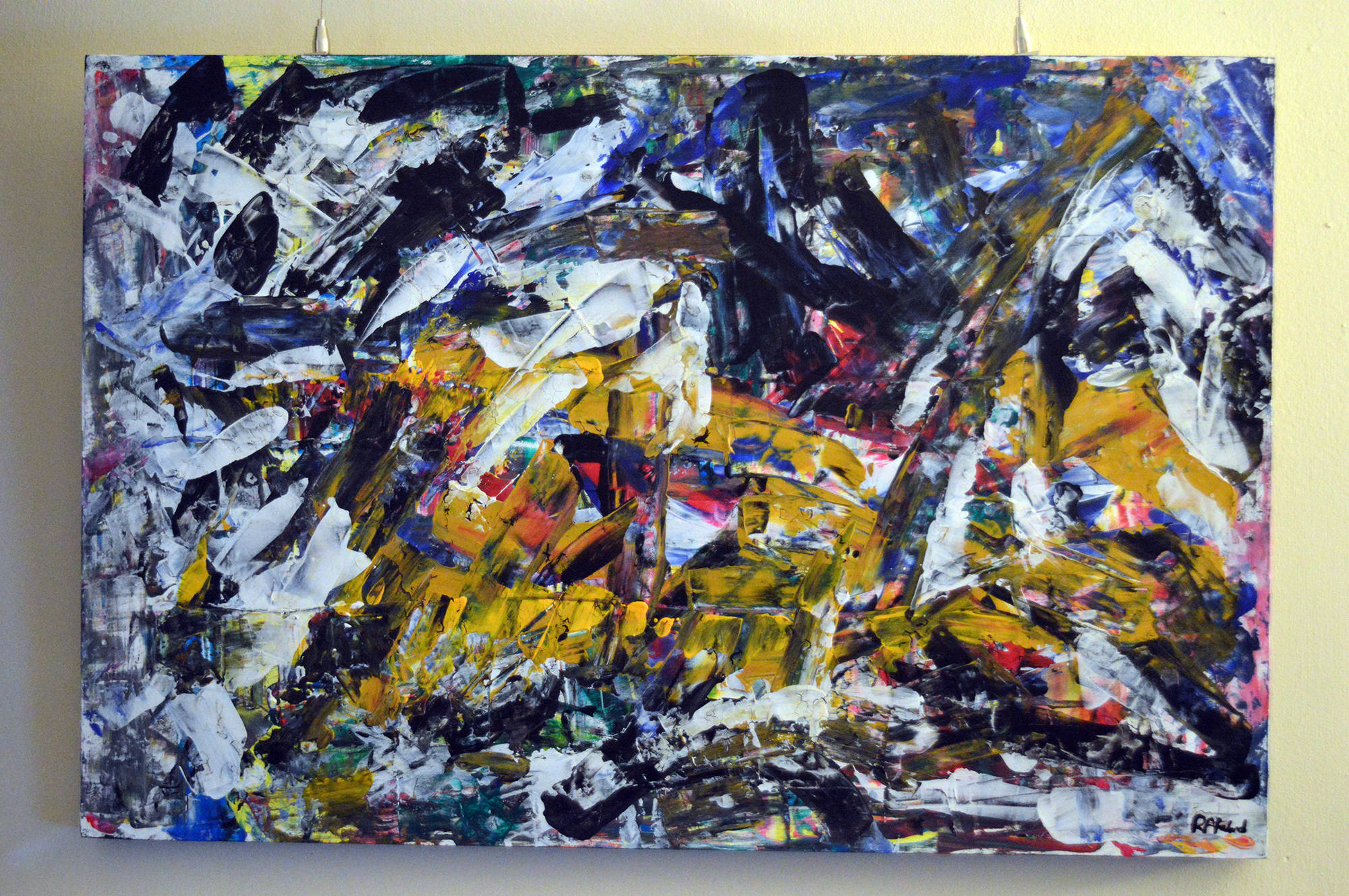 Contemporary abstract trust me its real